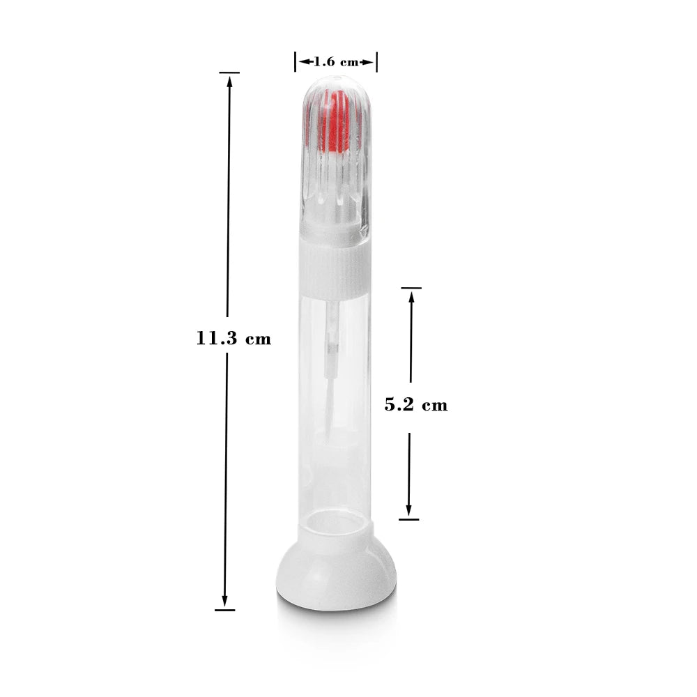 Kimcci Dotted Pen+Drawing Pen Nail Art Tools 2 IN 1 100pcs/lot  Needle Brush Dual-use Empty Bottle