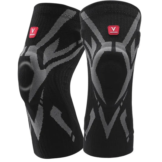 Durable Professional Knee Brace for Basketball Workout Antislip Strip Side Stabilizers Sport Knee Support with TPE Pad