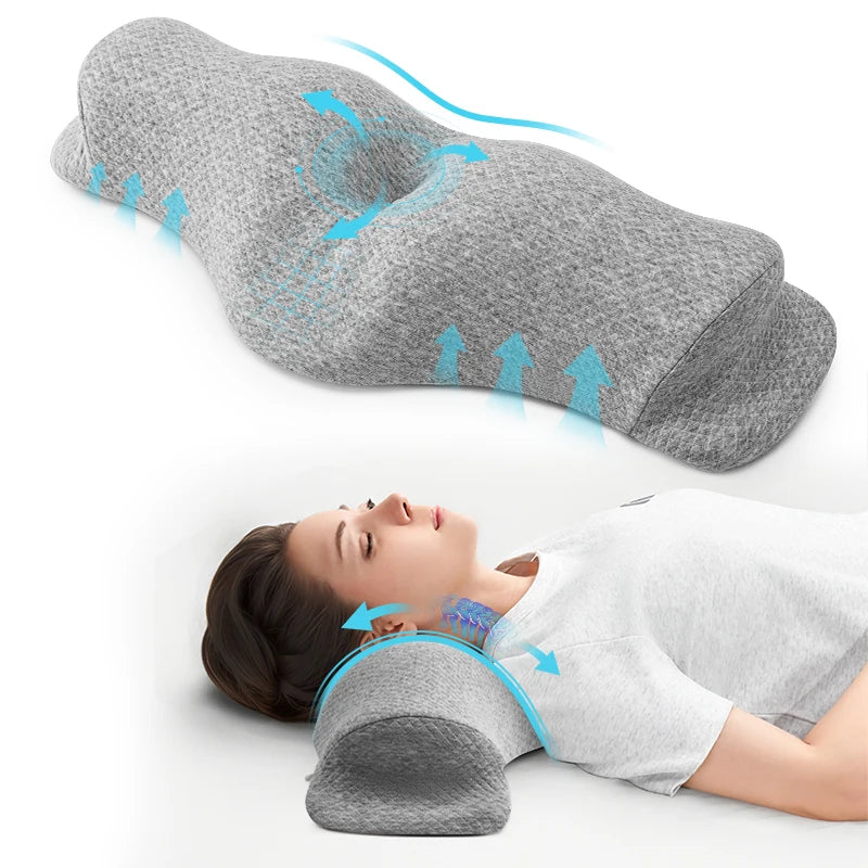 Relieve Neck Discomfort Cervical Sleeping Pillow, Orthopedic Neck Pillow, Breathable Washable, Ideal for Every Sleeper
