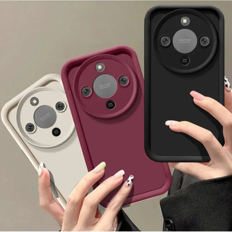 For Huawei Honor Magic 8 Lite Case Magic8Lite HonorMagic8Lite Phone Cases Anti Fall Protection Luxury Candy Matte Soft Back Capa