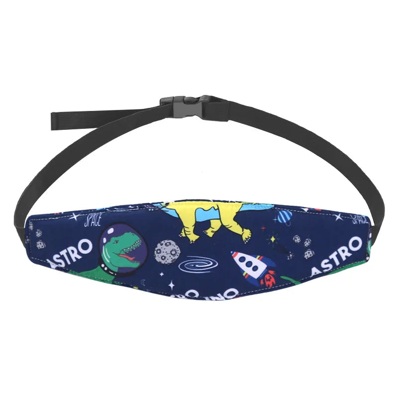 Adjustable Baby Car Seat Head Support Stroller Fastening Belt – Sleep Positioner Pillow for Playpen, Safety for Infant Boy Girl