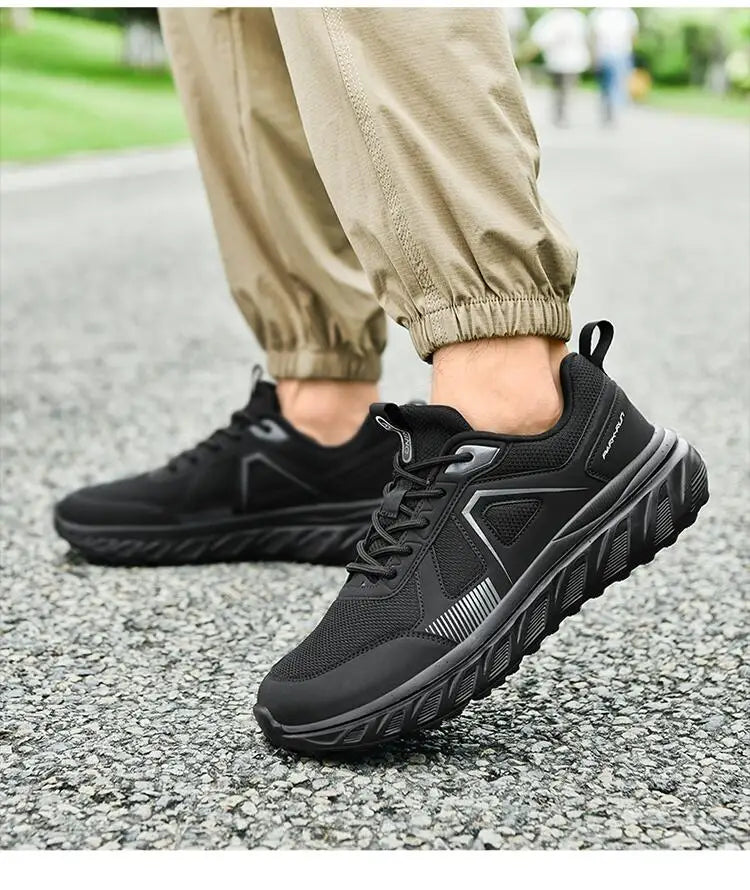 Casual Sneakers Wide Toe Shoes for Men Wide Width Comfort Walking Shoes Non-Slip Outdoor Sport Shoes