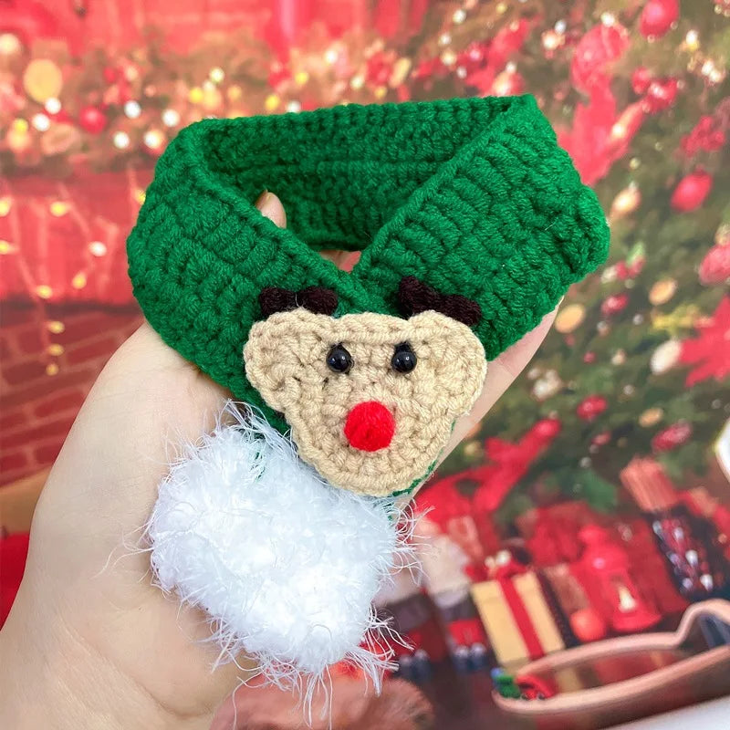 Cat Christmas Clothing Dog Cat Collar Christmas Cute Sweet Pet Scarf Bow Cat Dog Christmas Clothing Cat Accessories