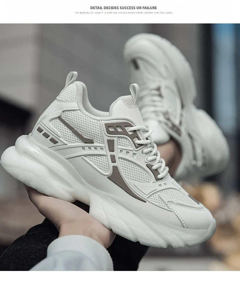 High Quality Casual Sports Elevator Shoes Height Boosting Dad Shoes for Men Hidden Heels Increase Insole 8CM Unisex Lift Sneaker