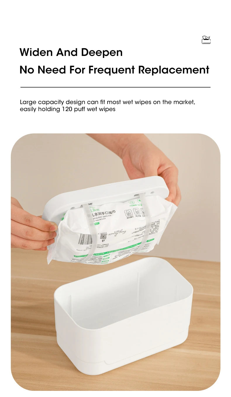 Portable Baby Wipe Warmer with LED Display, USB Charging & Auto Dispenser for Home and Car Use