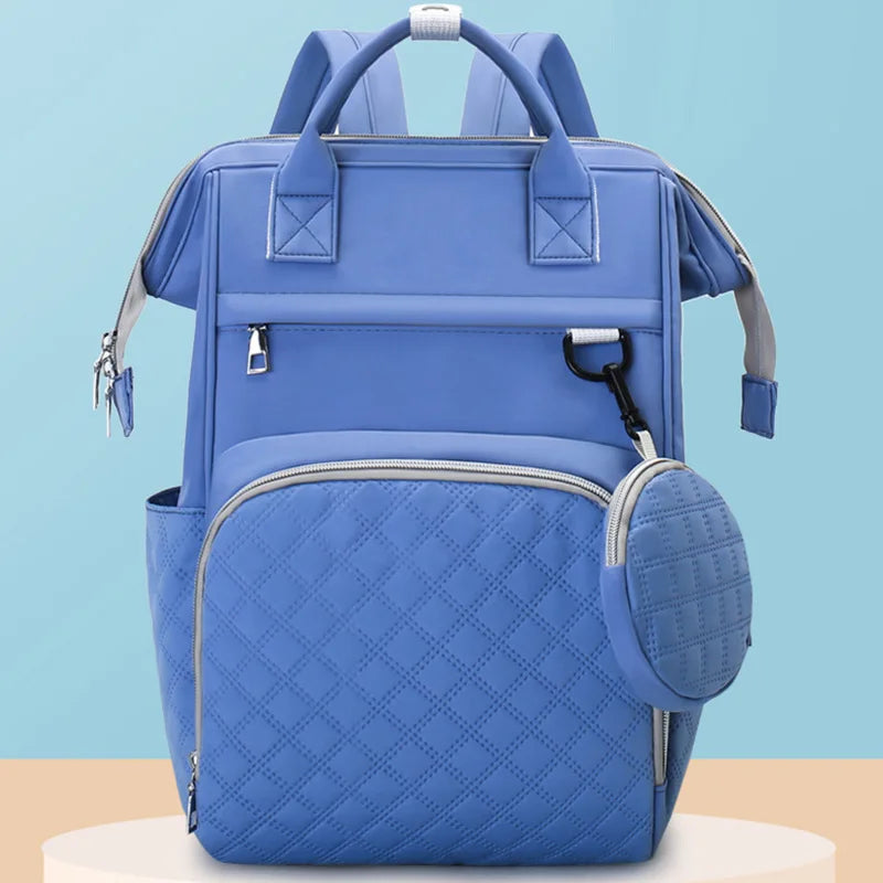 Diaper Bag Backpack Baby Essentials Travel Tote Multifunction Waterproof with Changing Station Pad Stroller Straps Big for Mommy