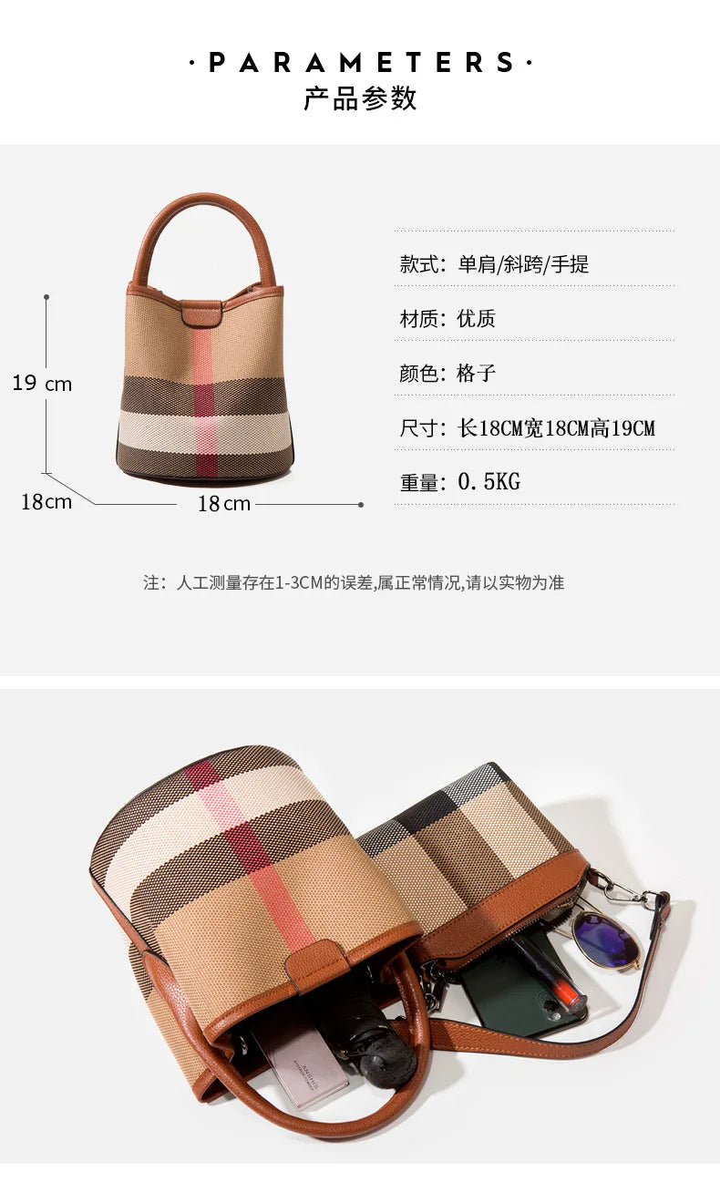 Diaper Bag Minimalist High-End Business Commuter Leather Crossbody Handbag Women Original Textured Clutch Mini
