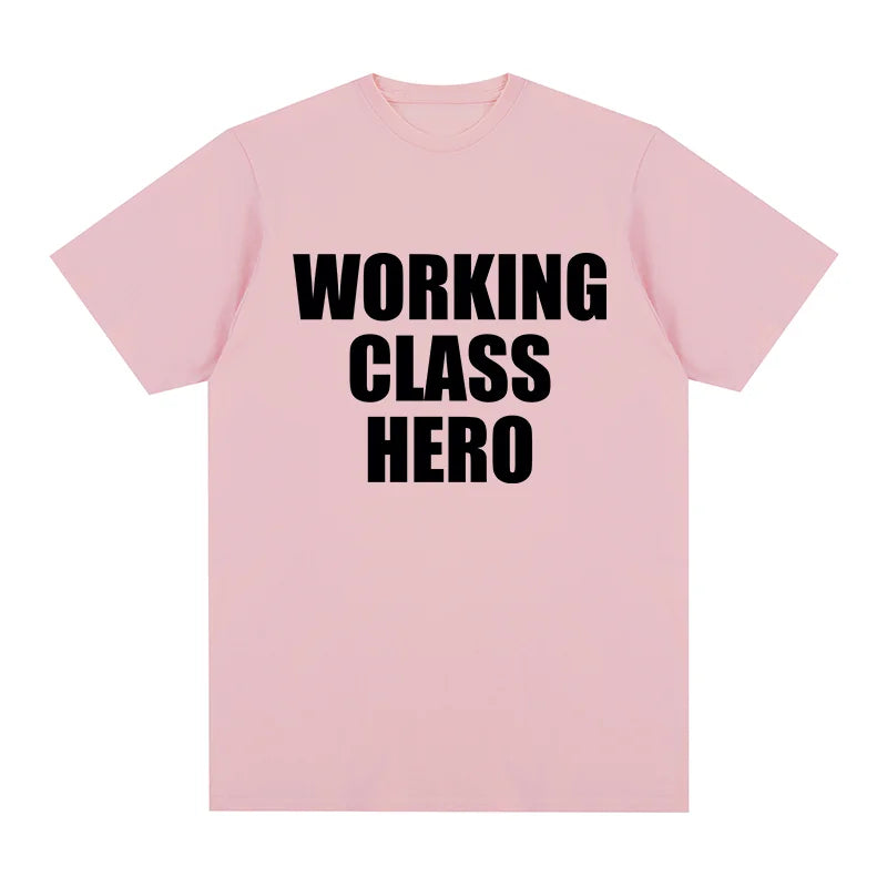 working class hero John Vintage t-shirt Streetwear Y2K 90s Cotton Men T shirt New TEE TSHIRT Womens tops