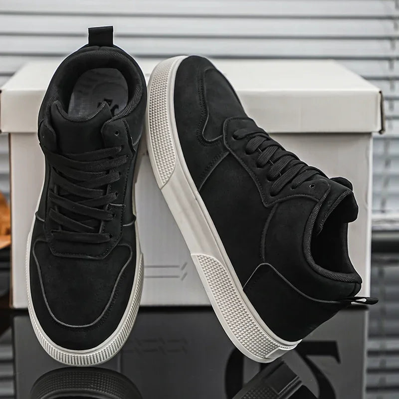 Fashion Men Casual Shoes Platform Non-slip Man Walking Sneakers Lightweight Male Running Shoes Breathable Platform Sport Shoes