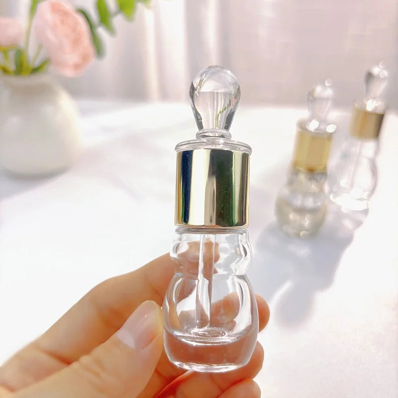 10/30pcs 6ml Thick Glass Essential Oil Bottle 12ml Attar Oil Bottles Empty Perfume Container With Glass Drop Stick