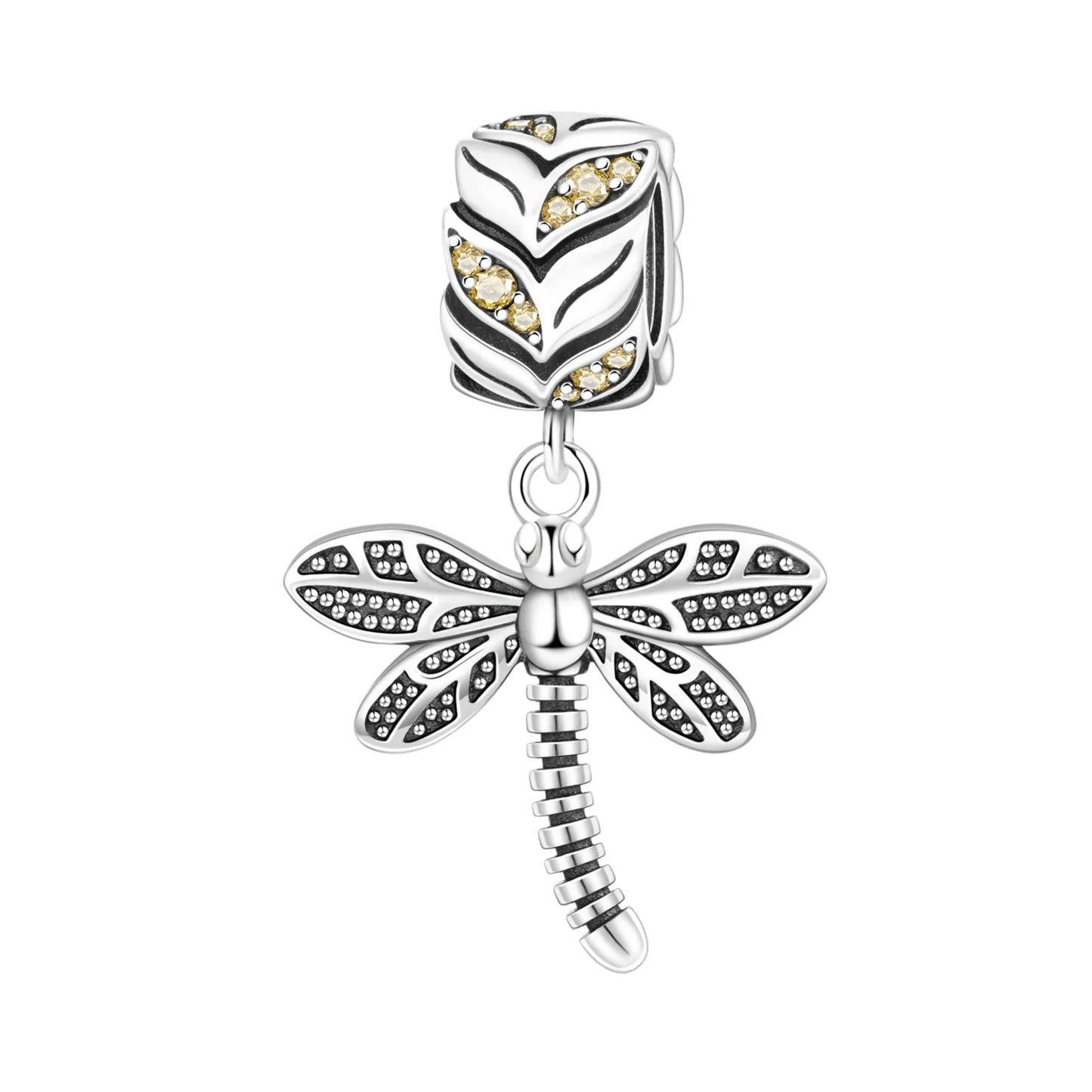 925 Sterling Silver Plated Bee Sunflower Butterfly Charm Pendant Fine Jewelry Women DIY Bracelet Necklace Birthday Party Gift