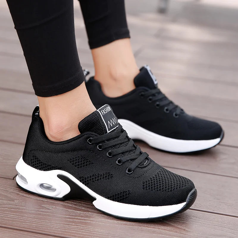 Women Running Shoes Breathable Casual Shoes Outdoor Light Weight White  Sports Shoes Casual Walking Sneakers for Wamen