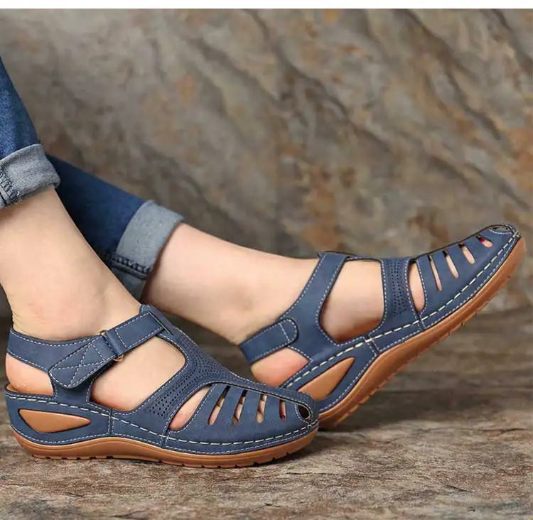 Women's Sandals Classics Summer Shoes For Women Summer Sandals Wedge Heels Sandalias De Mujer With Low Platform Footwear Female