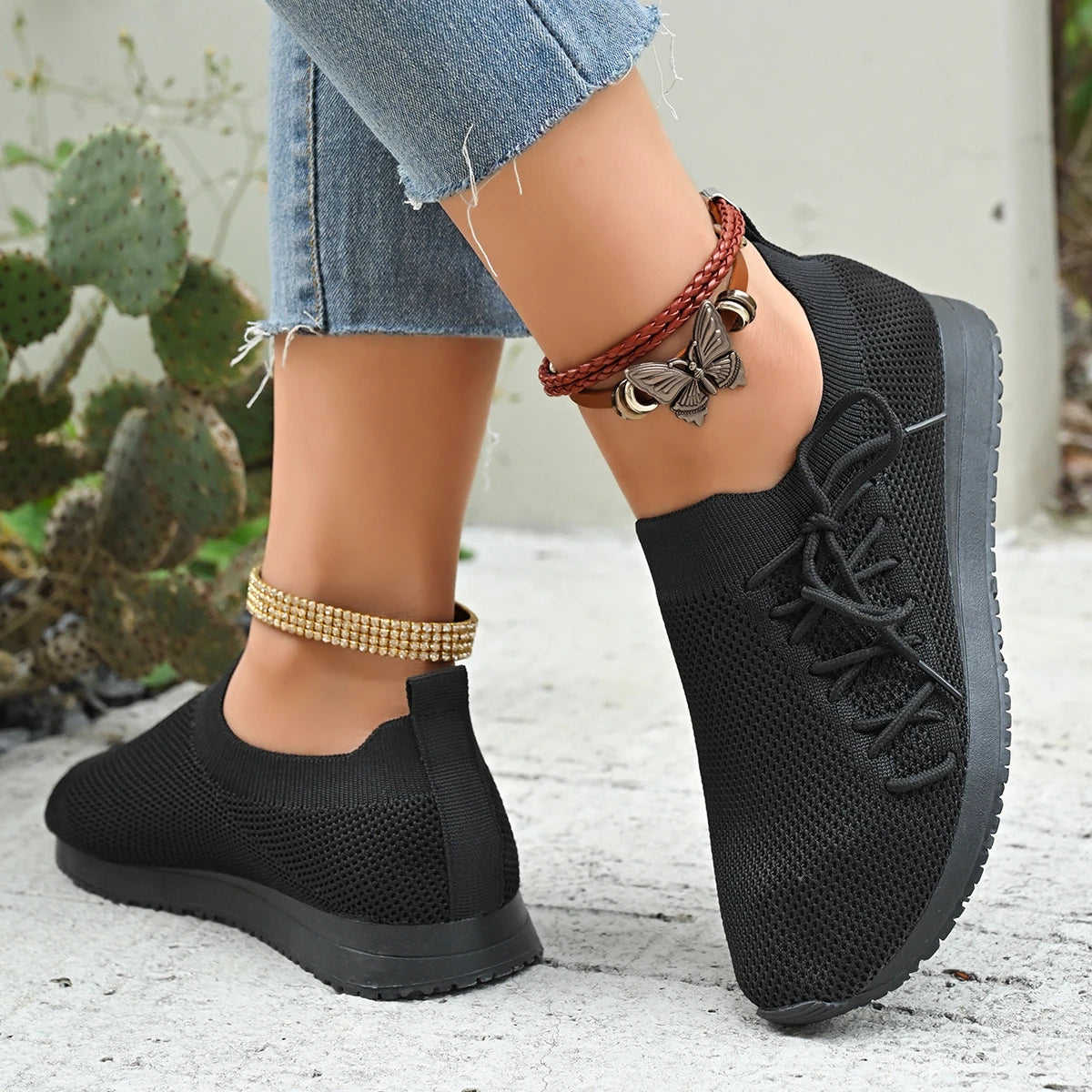 Women Casual Shoes Fashion Breathable Walking Mesh Flat Shoes Woman White Sneakers Women 2024 Tenis Feminino Female Shoes
