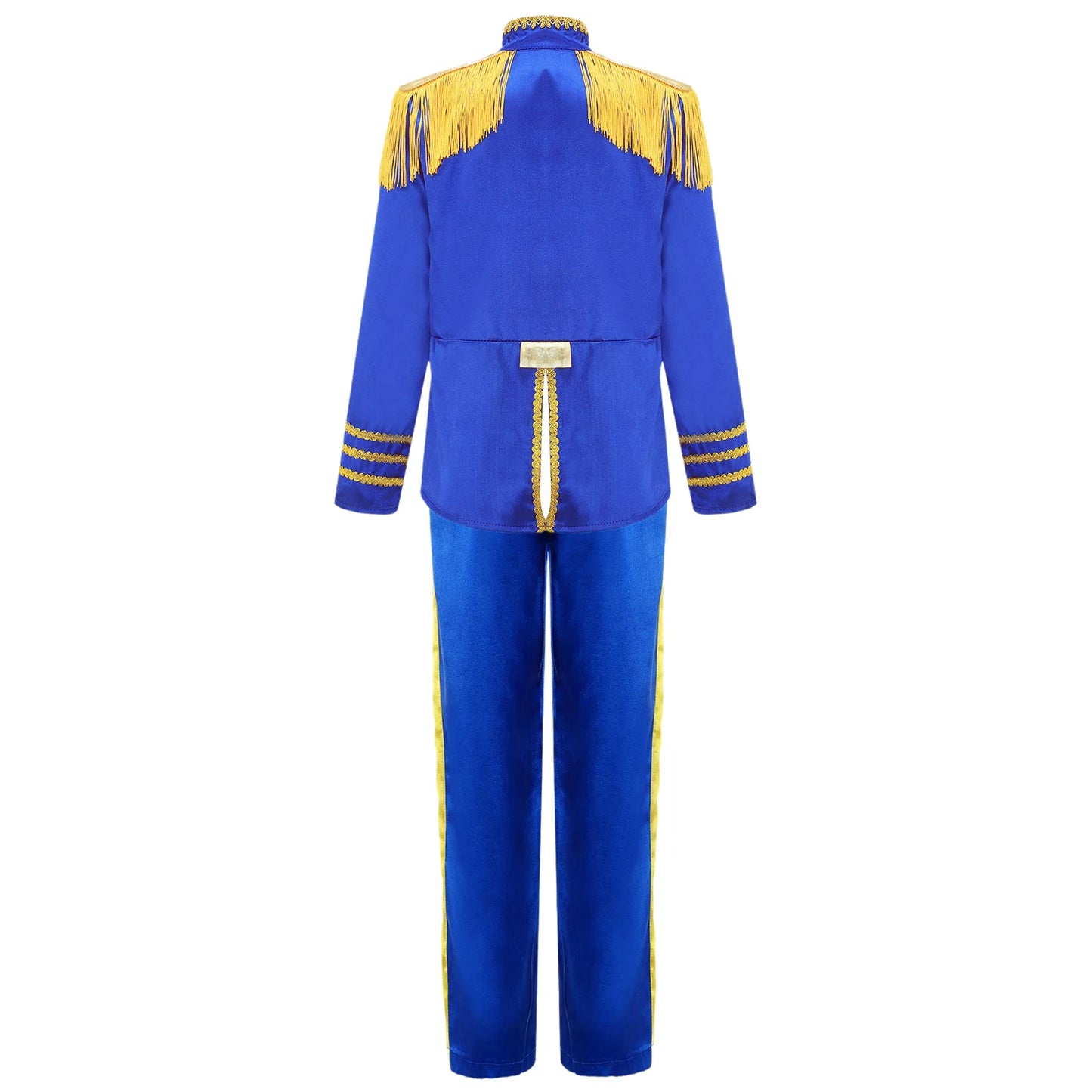 Kids Girls 60s Retro Hippie Rock Band Musician Costume Halloween Cosplay Carnival Party Circus Drummer Parade Tassel Jacket Coat