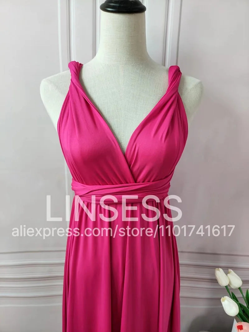 Multiway Maxi Dress Bridesmaid Dress Infinity Cocktail Dress Floor Length Bridesmaid Dress Maxi Dress for Bridesmaid Gifts
