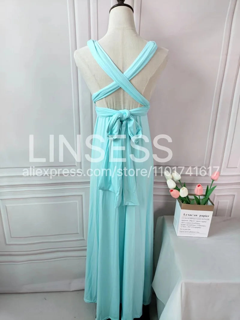 Multiway Maxi Dress Bridesmaid Dress Infinity Cocktail Dress Floor Length Bridesmaid Dress Maxi Dress for Bridesmaid Gifts