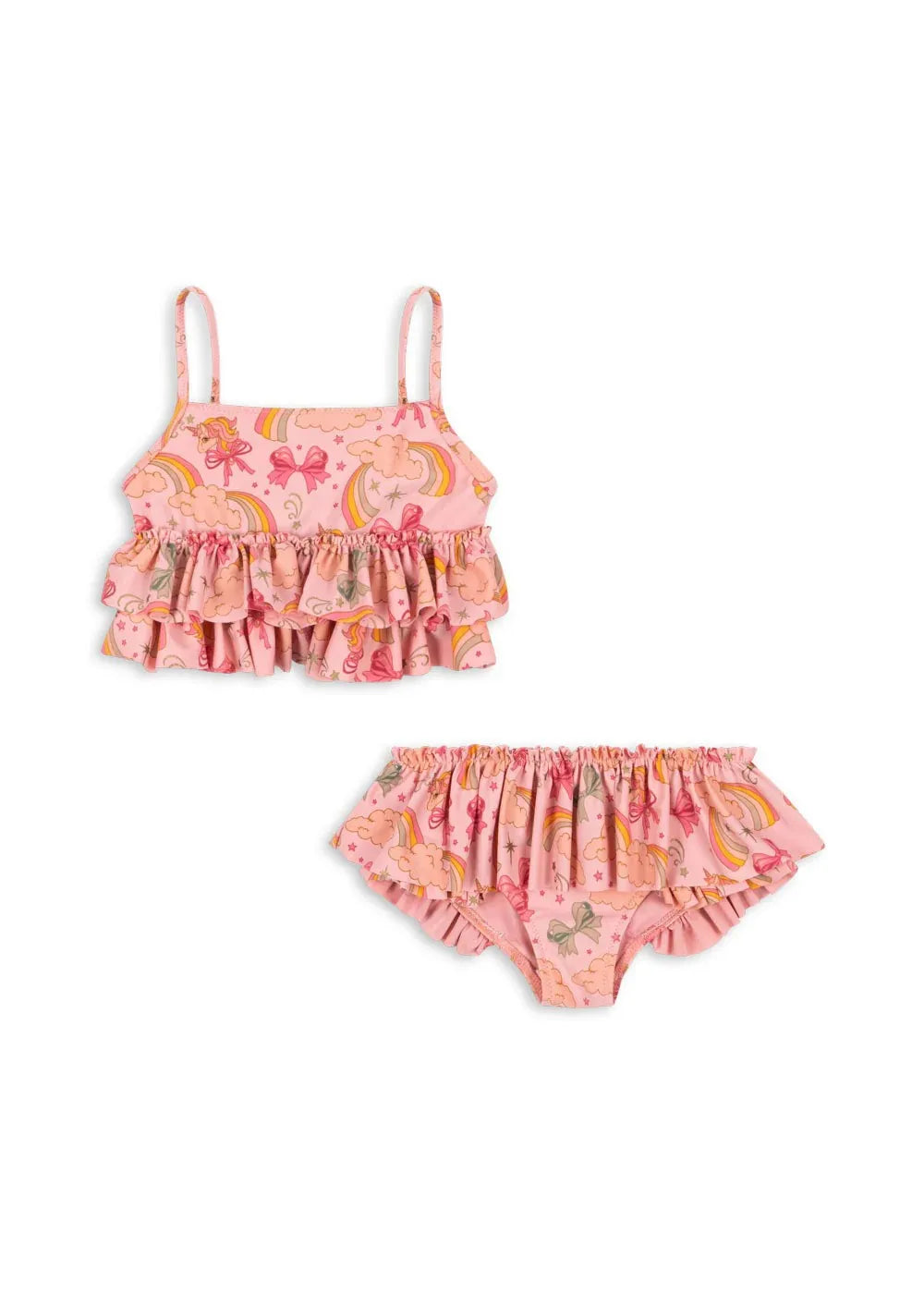 Kids Swimwear for Girls KS Brand New Summer Baby Swimsuit Cute Cherry Kids Outfit Set Holiday Beach Bikini Children Clothing