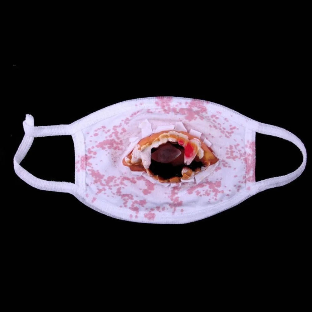 Realistic Halloween Blood Stain Masks Dress Up Costume Blood Mittens Ghost Zombie Cosplay Props Prank