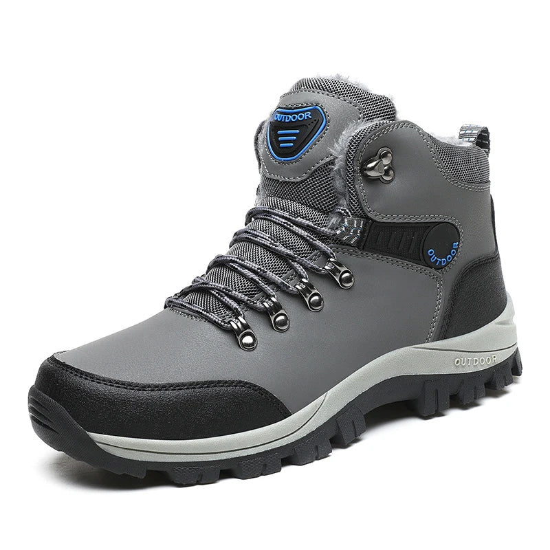 Winter Large Size Plus Velvet Thickened Warm Snow Boots Outdoor Men's High-Top Northeast Cotton Boots Comfortable And Casual