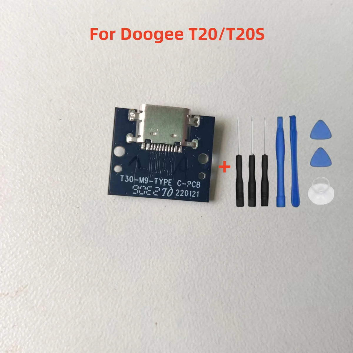 For Doogee T20 T20S Tablet Type C PCB USB Board Charger Charging Dock Plug Replacement Accessories Parts