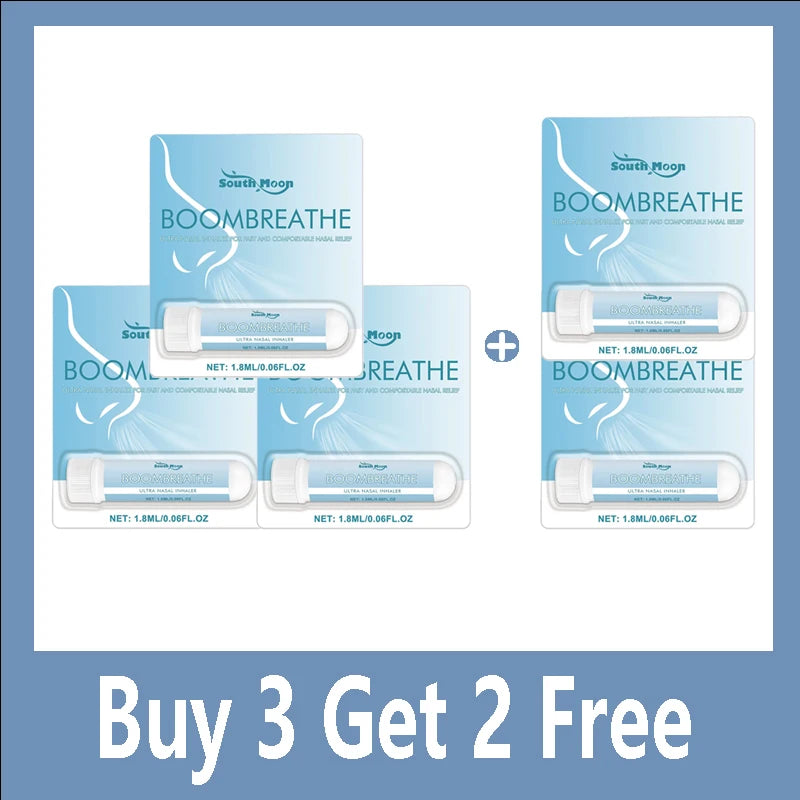 Herbal Soothing Inhaler Cleaning Nasal Improve Discomfort Gentle and Non-irritating Nasal Inhaler Long-Lasting Refreshing