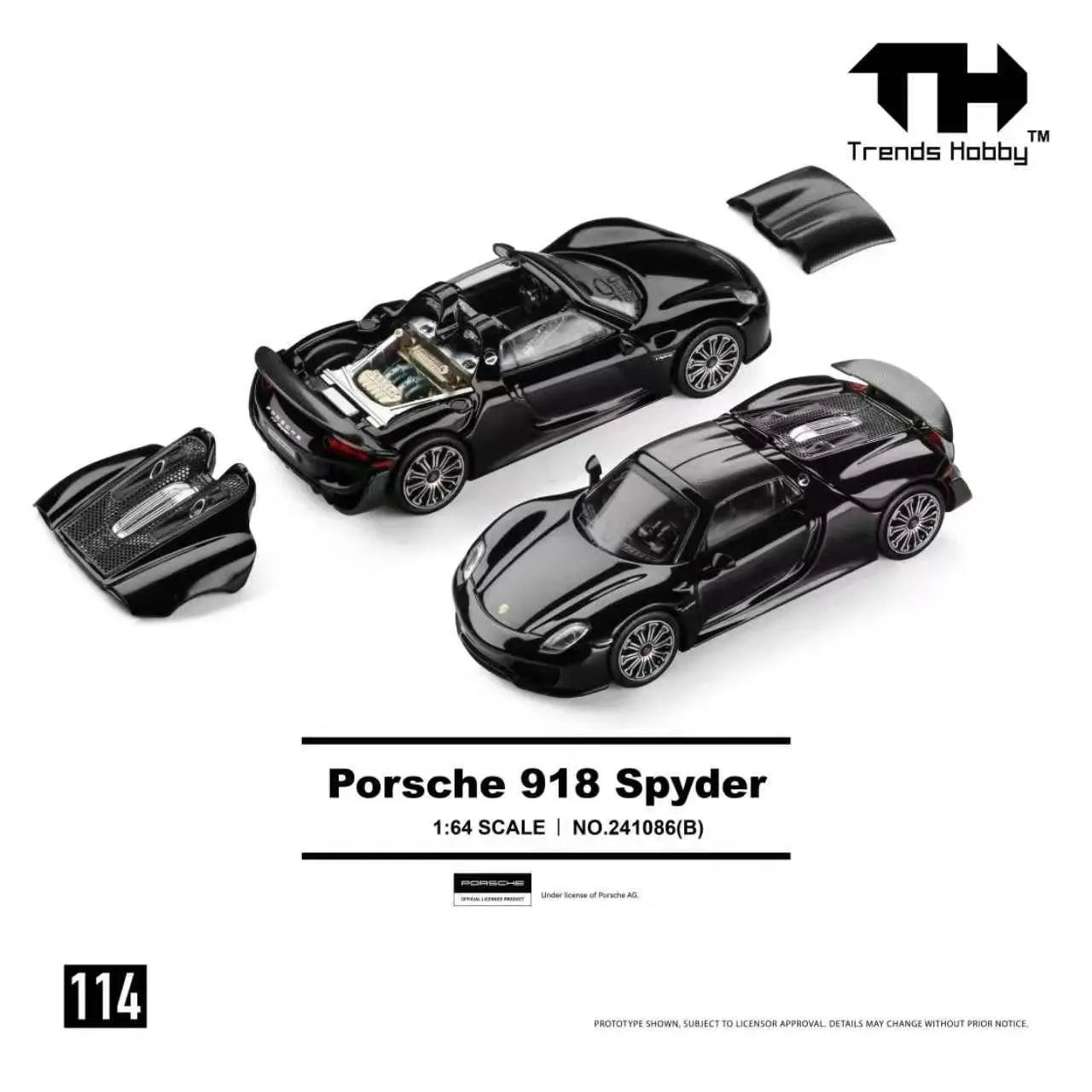 Pre-sale Trends Hobby 1:64 Porsche 911 GT3 R 2025 LeMans 24H LMGT3 Winner #92 Manthey 1st Phorm Alloy Die Cast Car Model