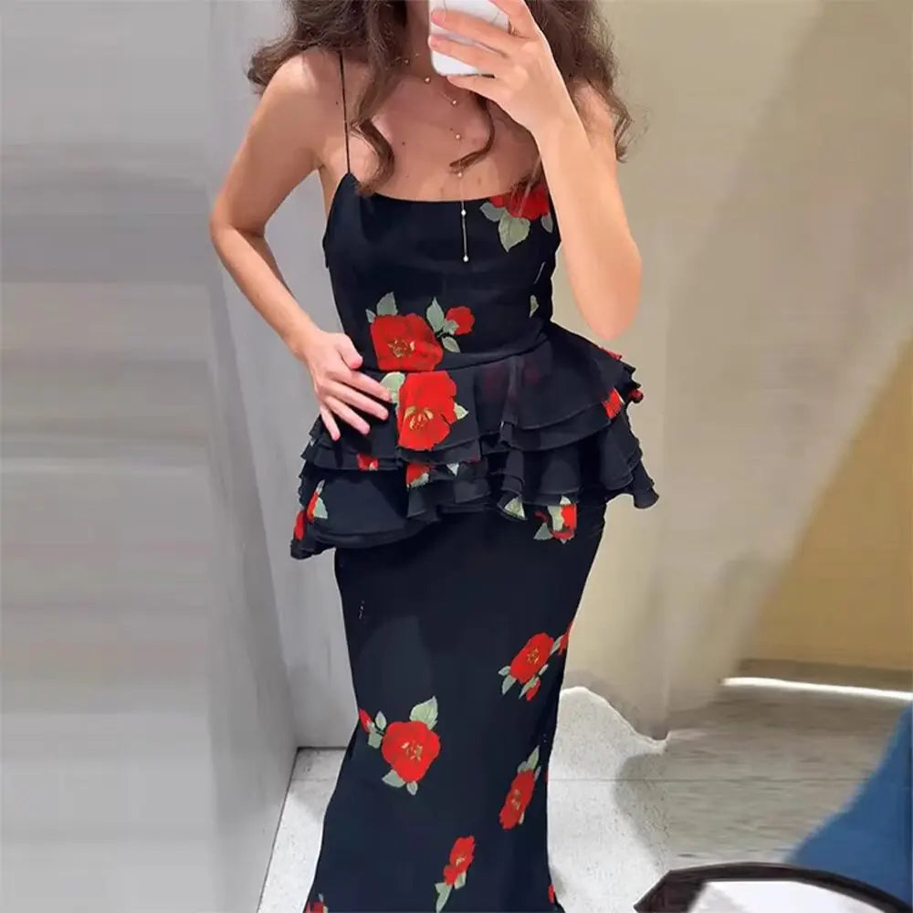 Sexy Print Design Casual Sle Women's Faion Set Summer Season round Ne Svel Two-Piece Ensemble Classic Trendy Lazy...