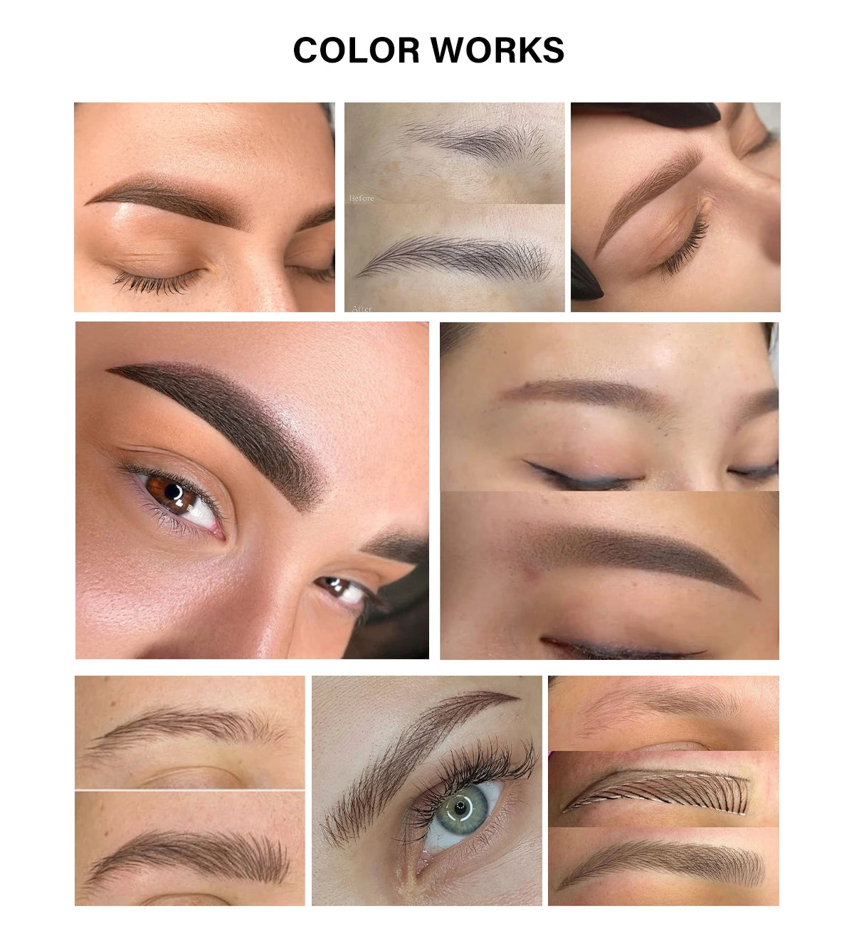 FAMISOO 15ml Permanent Makeup Pigment Microblading Paint Ink Body Art Eyebrows Eyeliner Tattoo Inks Makeup Supplies 0.5OZ
