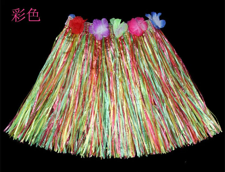 Halloween length30cmHula dance costume with garland for performance, Hawaiian children's hula outfit