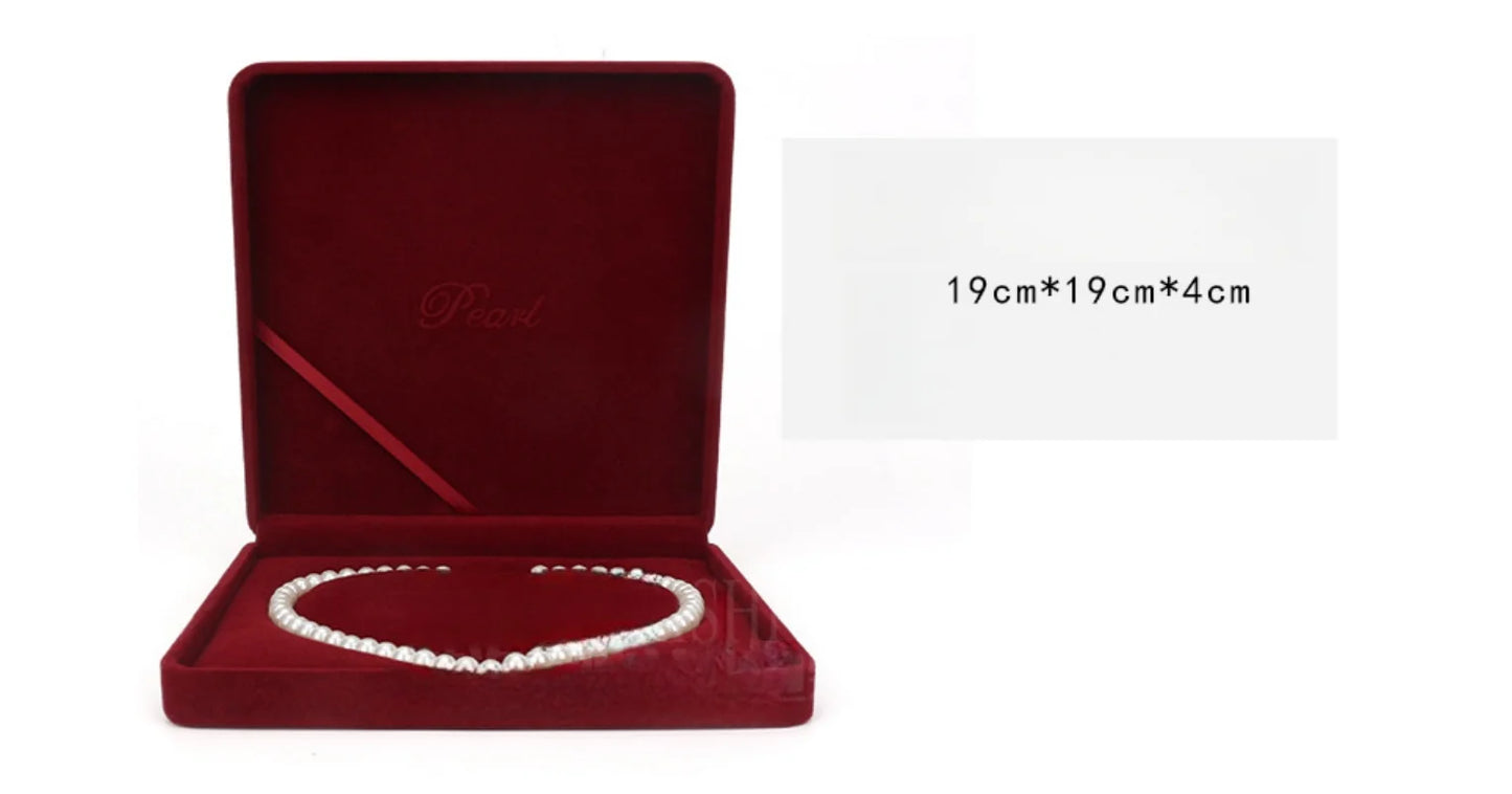 Velvet Jewelry Box Set for Necklace Earrings Storage Organizer Holder Wedding Gift Box Jewelry Packaging Display Case Joyero
