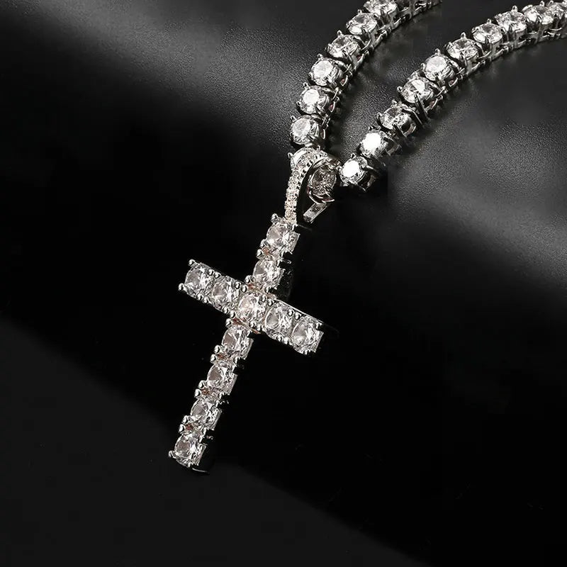 Hip Hop Exquisite Jewelry Iced Out Cross Pendant Quality Sparkling Men and Women Styles Dispatch on Behalf Wholesale