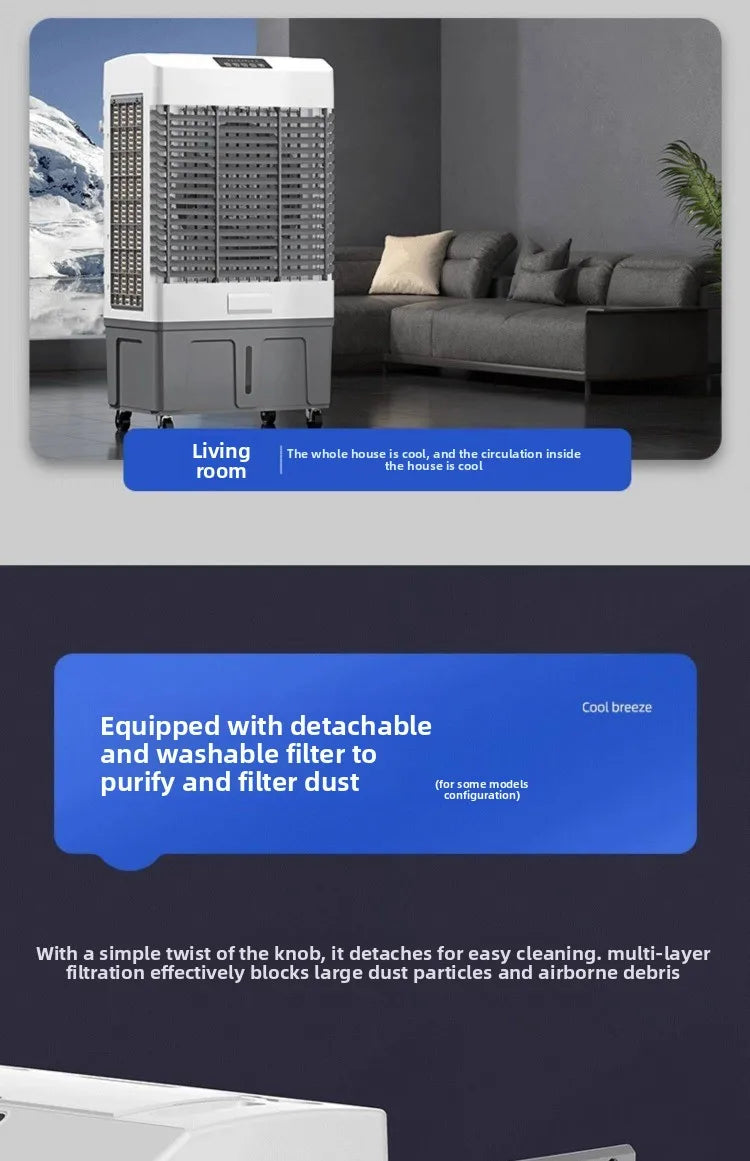 Chigo Air Cooling Fan with Ice Box Powerful Cooling for Hot Summer Days LYH