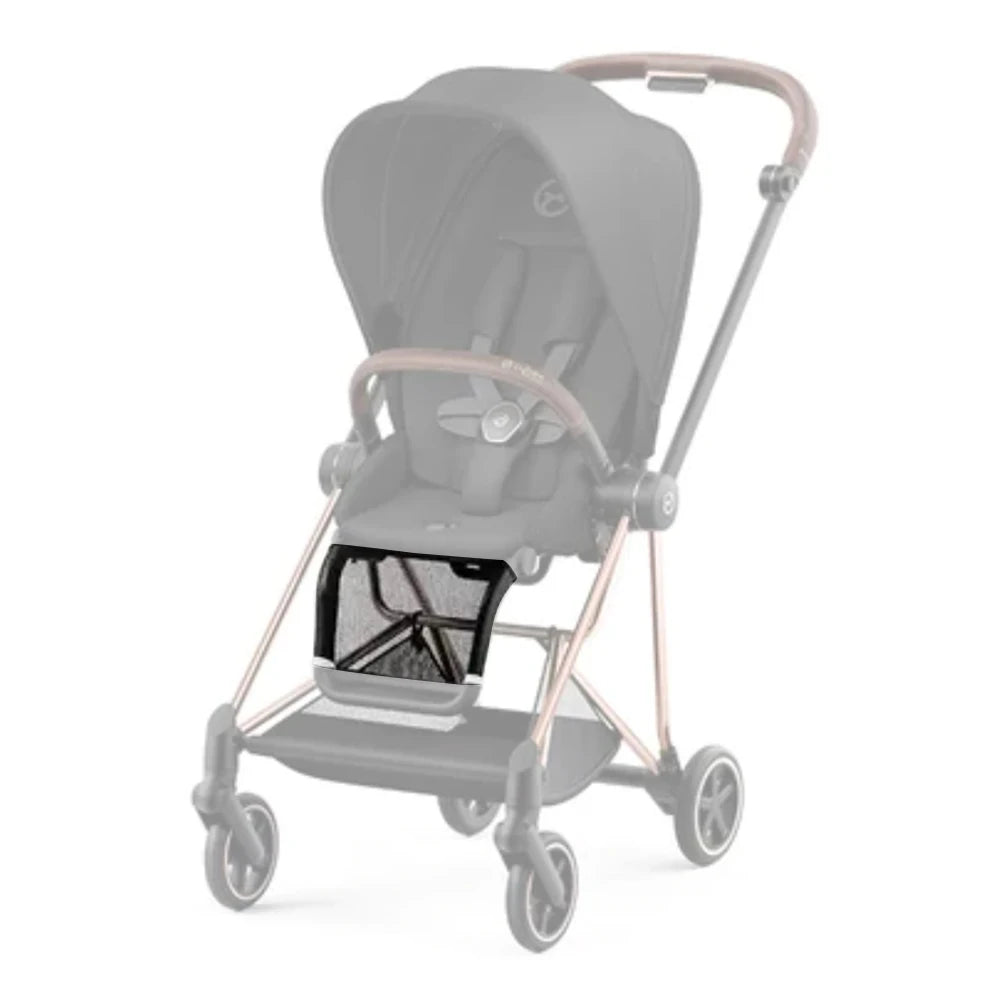 Footrest For Cybex Mios/2/3 Buggy Foot Support Net Mesh Structure With Zipper Reflective Strip DIY Baby Stroller Accessories