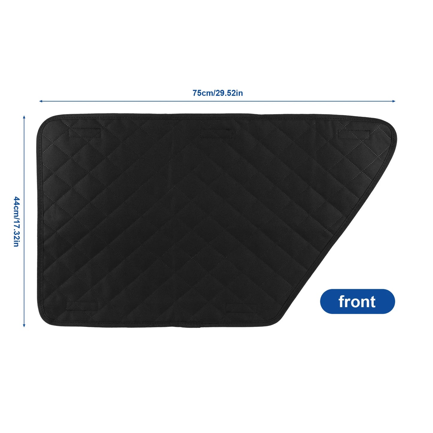 2Pcs Oxford Waterproof Car Door Protector Dog Anti-Scratch Car Interior Cover Washable Car Door Protect Mats for Car Truck & SUV