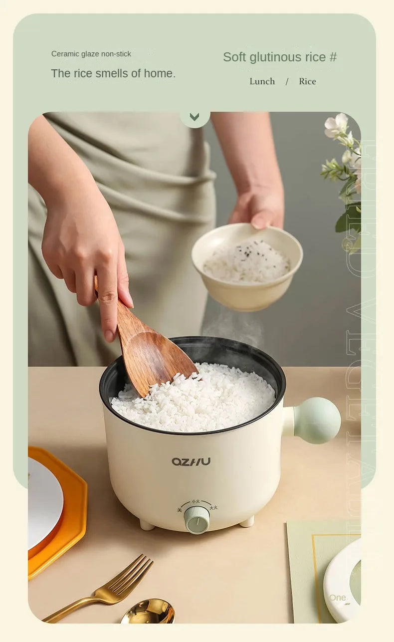 Mini Pot for Baby Electric Rice Pot Multicooker Hotpot Stew Heating Pan Noodles Eggs Soup Porridge Steamer Rice Cookers