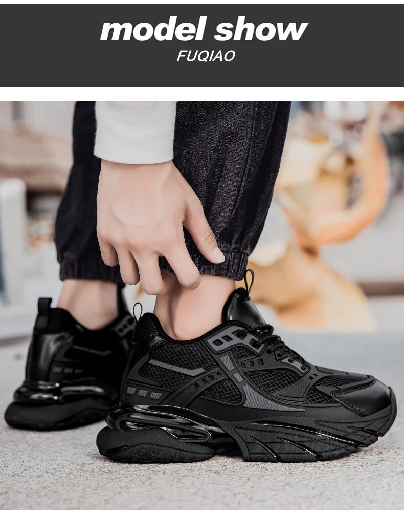 High Quality Casual Sports Elevator Shoes Height Boosting Dad Shoes for Men Hidden Heels Increase Insole 8CM Unisex Lift Sneaker