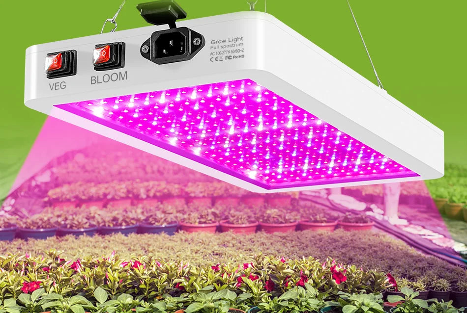 600W LED Grow Lights Full Spectrum Plant Cultivation Lamp 220V Indoor Greenhouse Tent Hydroponics Succulent Vegs Fill Lighting