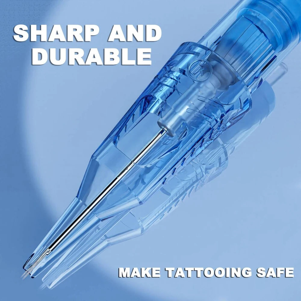 20/10PCS EMALLA Eliot Pro Tattoo Cartridge Needles Safety Sterilize Tattoo Needles Permanent Make-Up Tool for Cartridge Machine