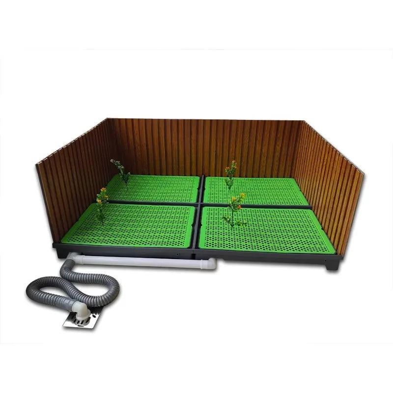 Pet Toilet with Baffle Flushing Water Directly Discharged Sewer Pet Cleaning Products Accessories Cats Dogs Rabbits Toilet