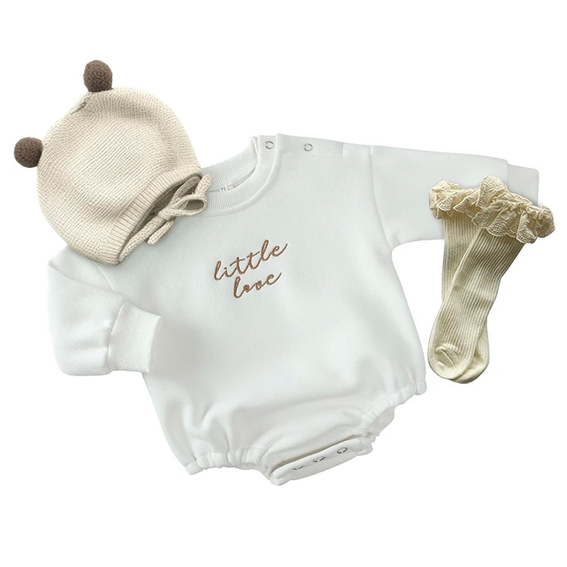 2024 New Style Unisex Baby Boy Girl Solid Cotton Short Sleeve Letter Romper Newborn Bodysuit Top Autumn Infant Jumpsuits Clothes