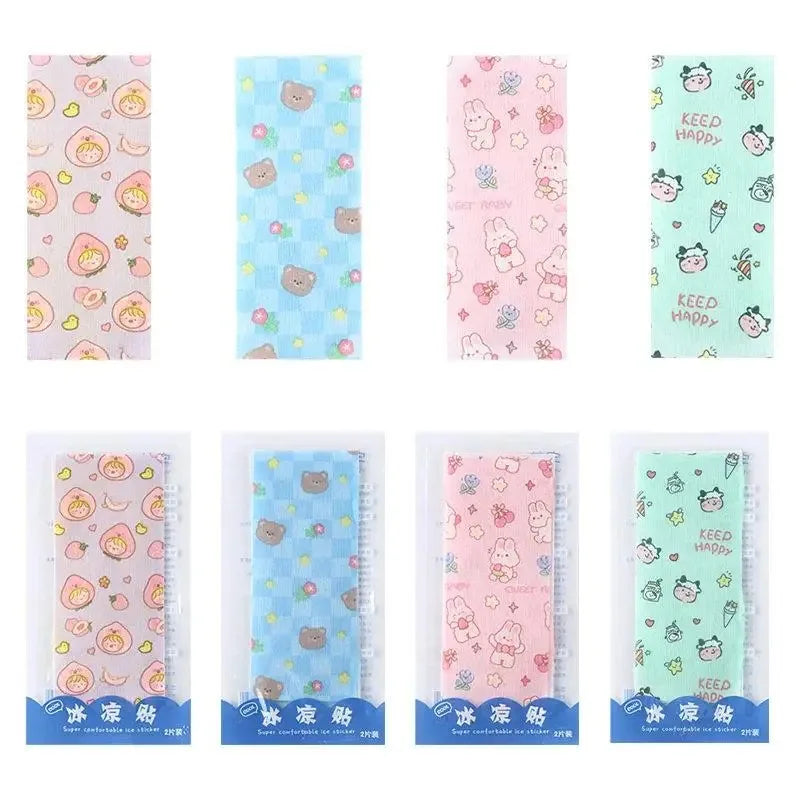 Cooling Gel Patches Summer Essential Refreshing Ice Pack Student Brain Boosting Cooling Patch Mobile Phone Cooling down