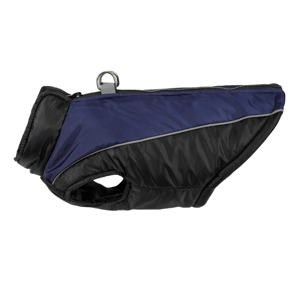 Winter Dog Clothes Reflective Waterproof Pet Jacket Vest For Small Medium Dogs Cat Chihuahua Pug Coat With D-ring Pug Outfits