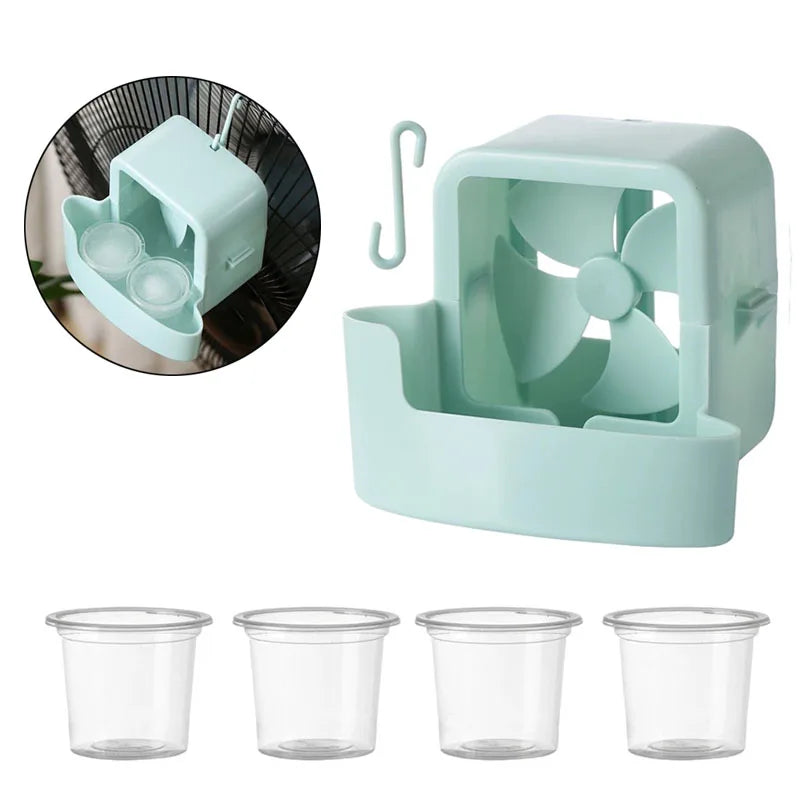 Household Cooling Box Cooler Tool for Summer Electric Fans, Portable Storage Accessory for Hanging Fans & Floor Fans