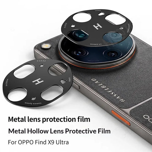 Aluminum Metal Rear Camera Lens Protector for Oppo Find X9 Ultra Lens Cover Screen Protector Lens Ring Film for Oppo Find X9 Ult