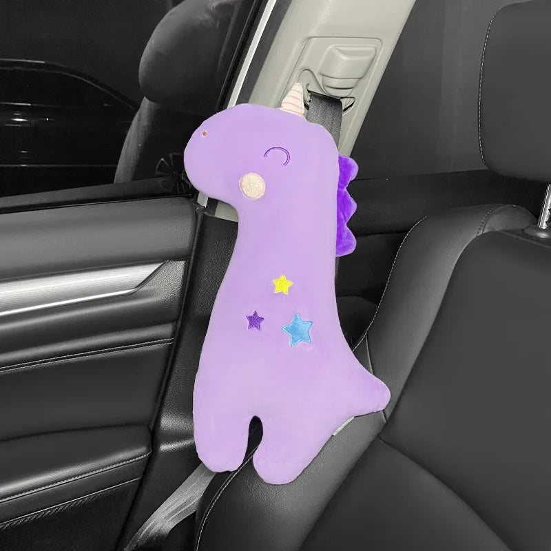 Kids Car Neck Pillow Universal Cute Cartoon Child Car Car Seat Belt Sleeping Pillow Support Leaning Head Baby Seats Accessories