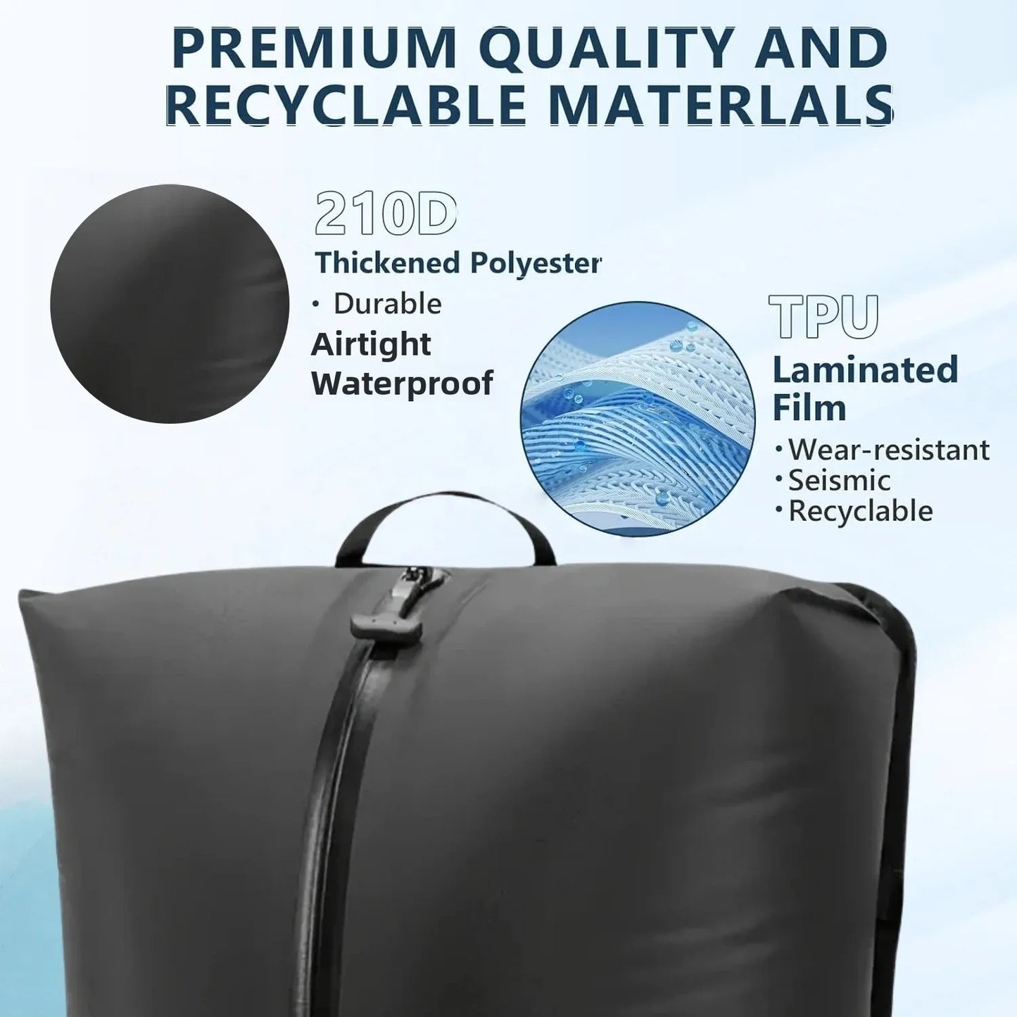 Travel Essentials Vacuum Storage Bags Luggage Packing Bag Compression Bag with Air Pump Clothes Organizer Packaging Cubes