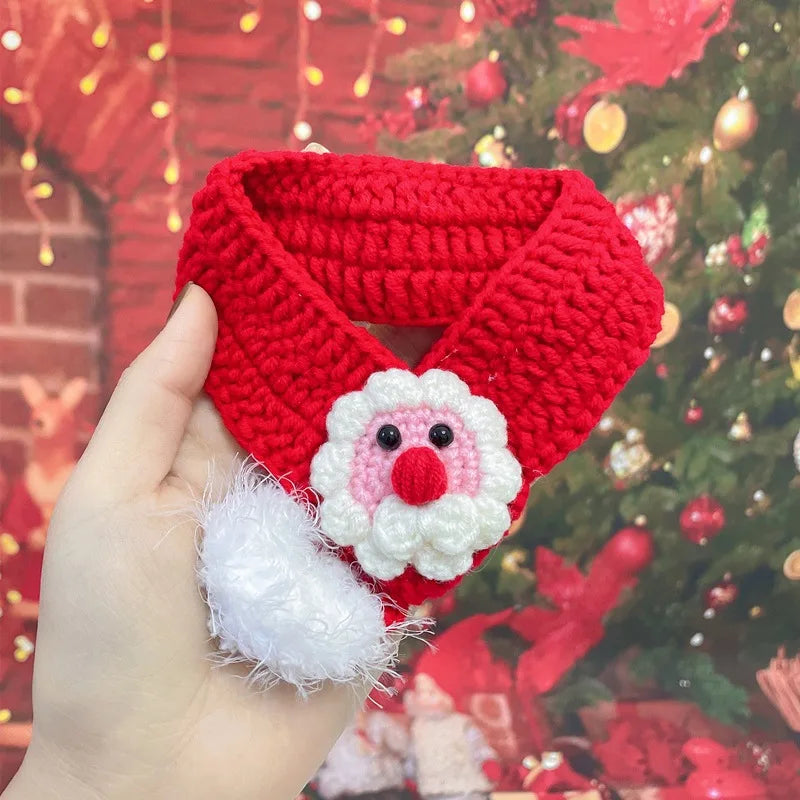 Cat Christmas Clothing Dog Cat Collar Christmas Cute Sweet Pet Scarf Bow Cat Dog Christmas Clothing Cat Accessories