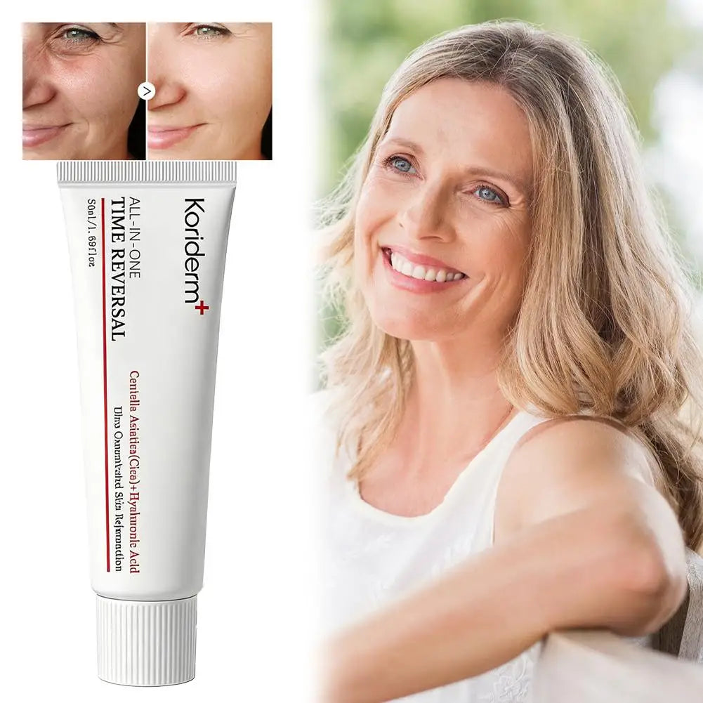 Koriderm™ Time Reverse All-in-One Cream Cica Anti Oxidative Whiten Anti-age Repair Cream Firming Eye Cream for All Skin Types