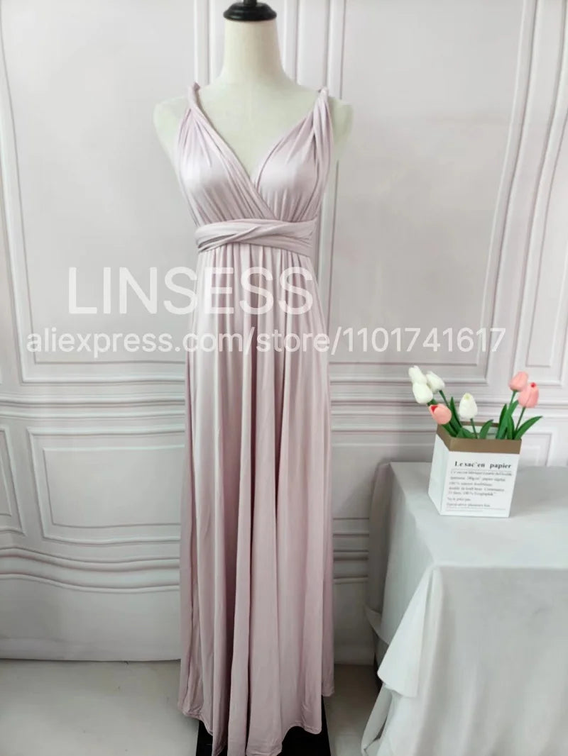 Multiway Maxi Dress Bridesmaid Dress Infinity Cocktail Dress Floor Length Bridesmaid Dress Maxi Dress for Bridesmaid Gifts